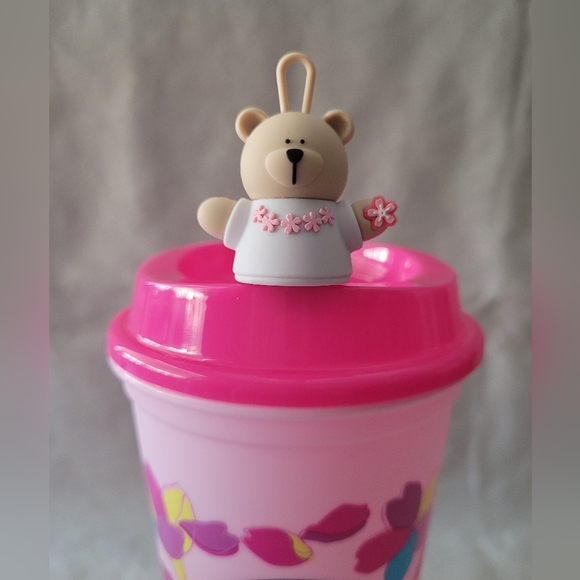 Starbucks Japan Exclusive SAKURA 2024 Cherry Blossom Reusable Cup with Bearista - Picture 3 of 5